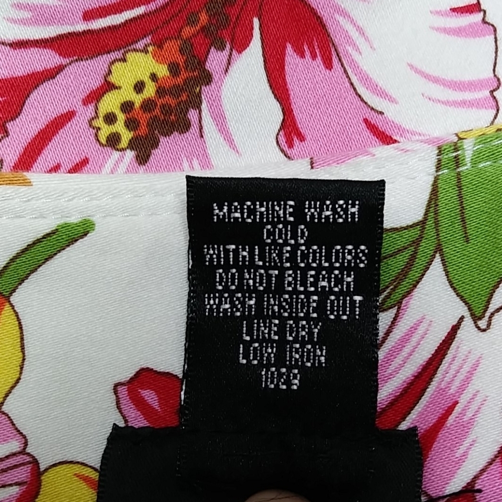 Rafaella Floral A-Line Skirt Sz 8 - Picture 6 of 6